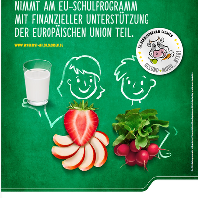 Plakat EU-Schulprogramm - Gesund und MUUU...NTER!