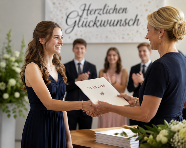 feierliche Zeugnis&uuml;bergabe